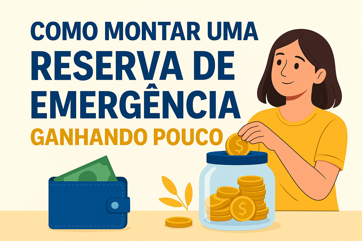 reserva de emergência ganhando pouco