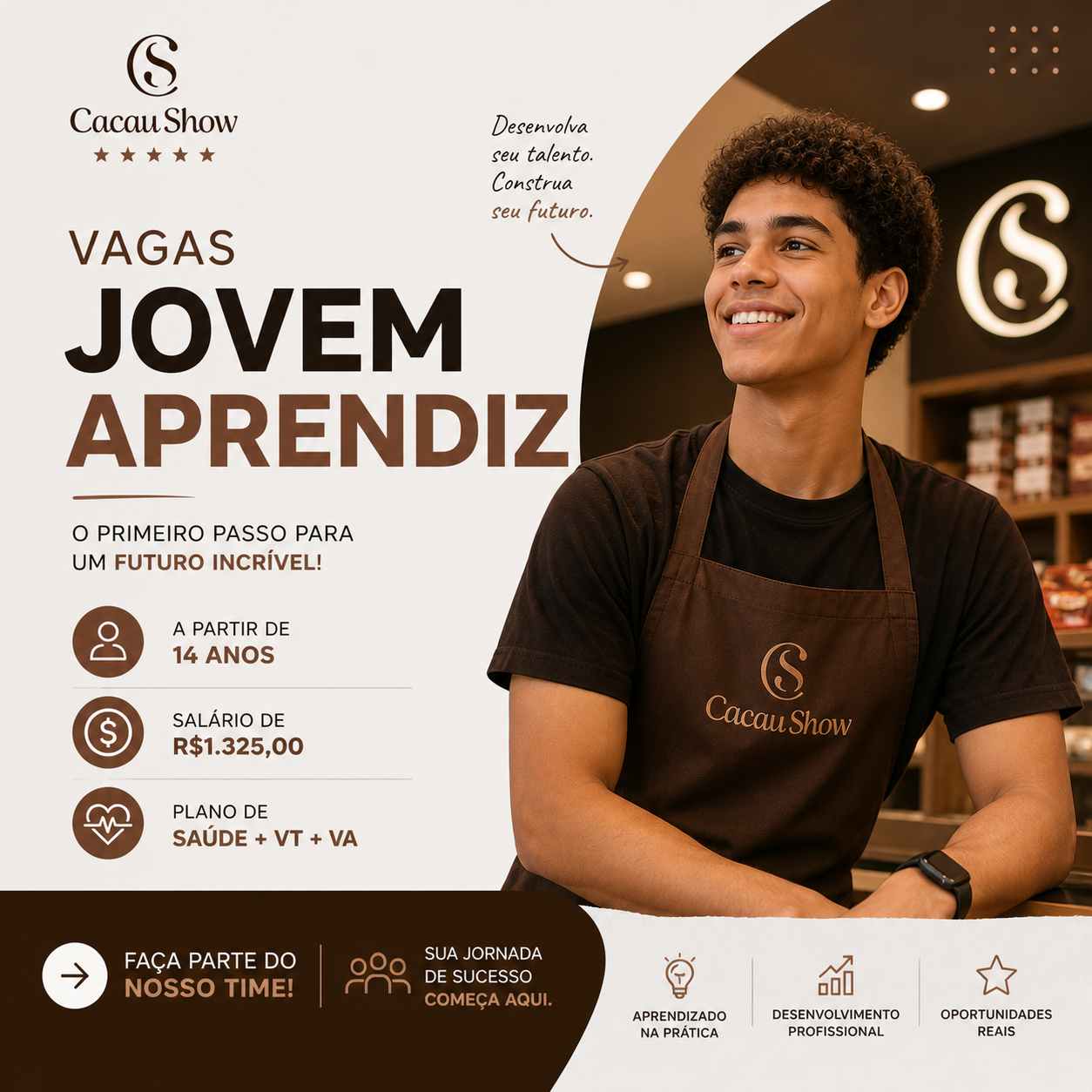 Jovem Aprendiz Cacau Show